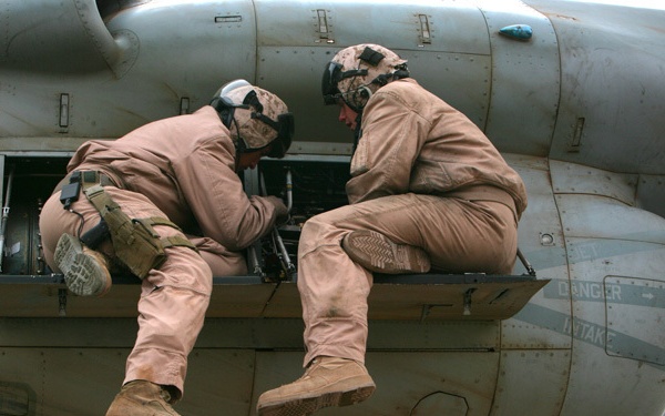 flight line of Al Asad