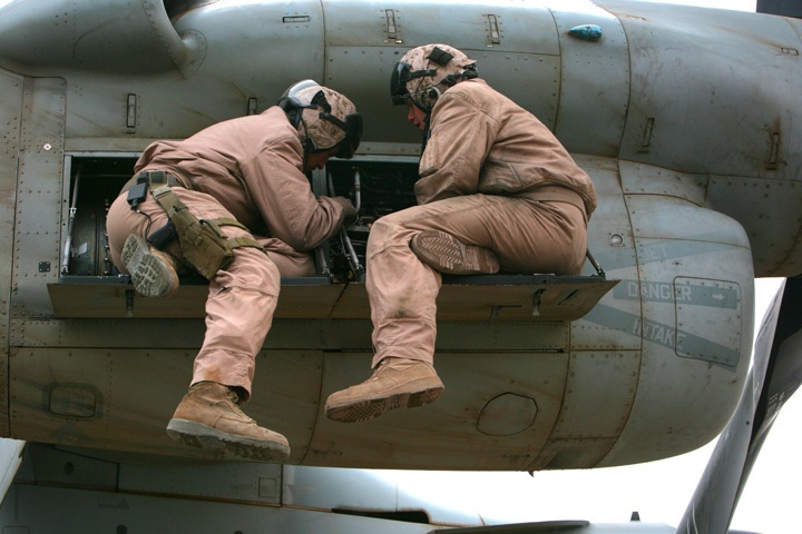 flight line of Al Asad