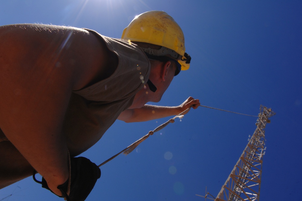 Maintaining cable and antenna system