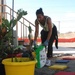 Cuzco Barracks Resident Brightens Lives With Colorful Garden