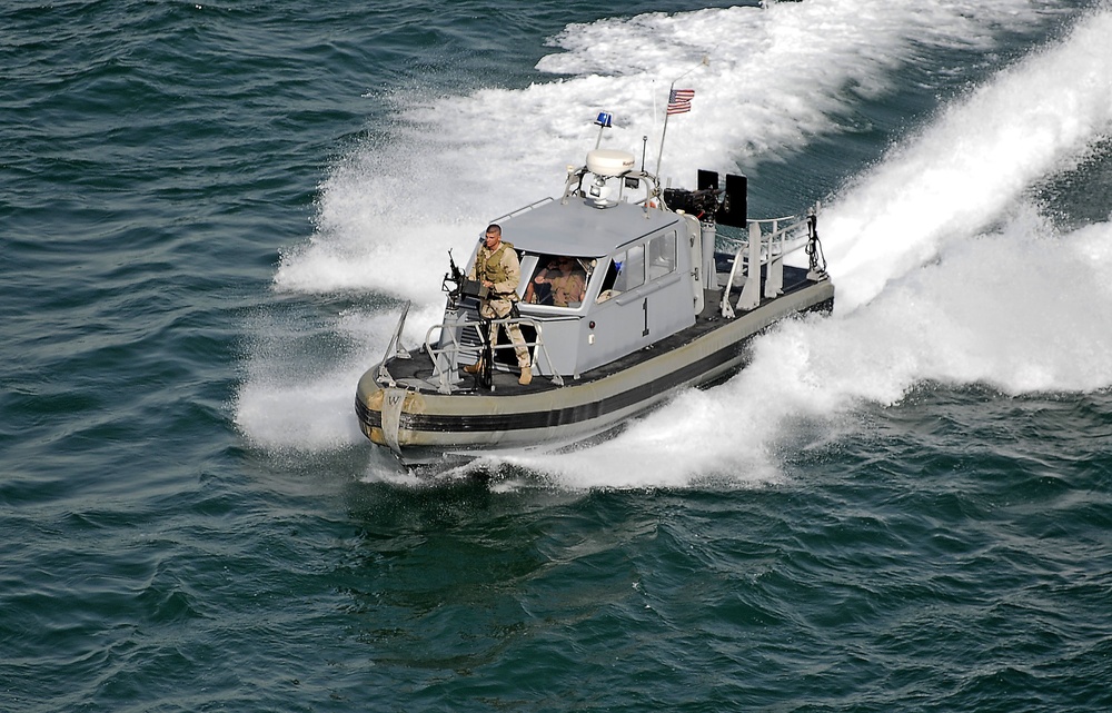 aboard the amphibious assault ship USS Tarawa