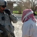 Multi-National Division - Baghdad, Iraqi army soldiers patrol western Baghdad together, interact with local populace