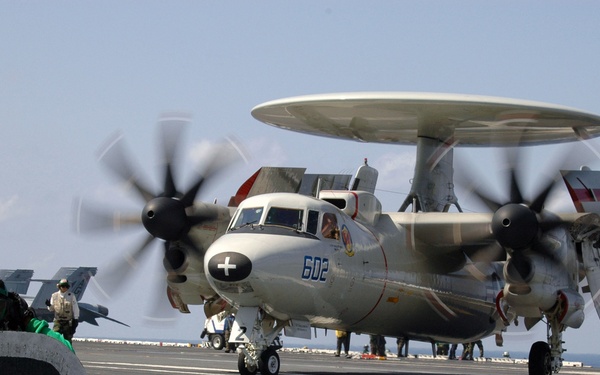 flight deck aboard the USS George Washington