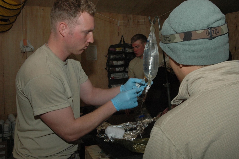 Soldiers in Zormat put the 'care' in healthcare
