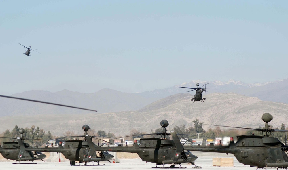 OH-58 D Kiowa Warriors