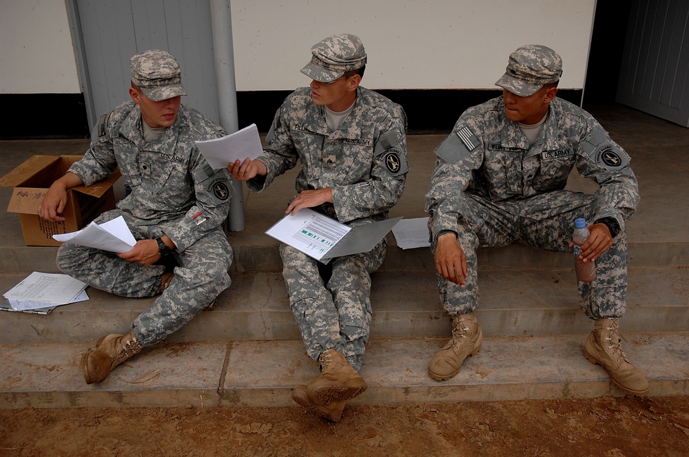 Ugandan Soldiers in Training