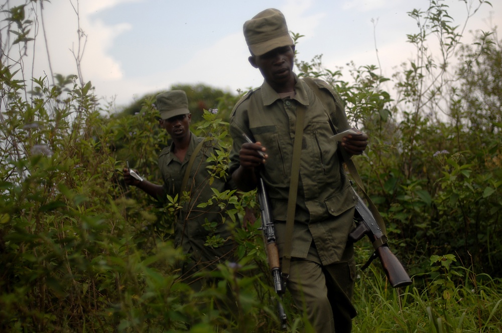 Ugandan Soldiers in Training