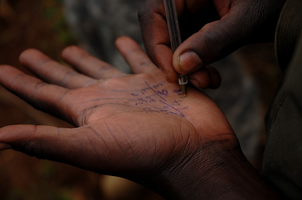 Ugandan Soldiers in Training