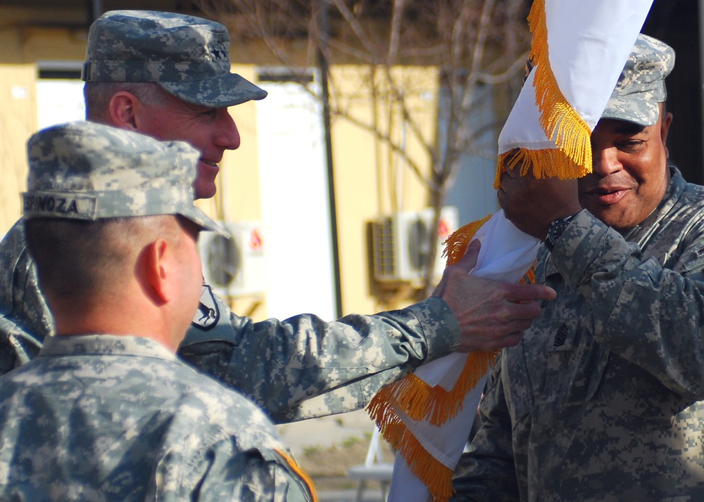 Sgt. Maj. Arthur L. Coleman Jr. Accepts Responsibility As CSTC-A CSM