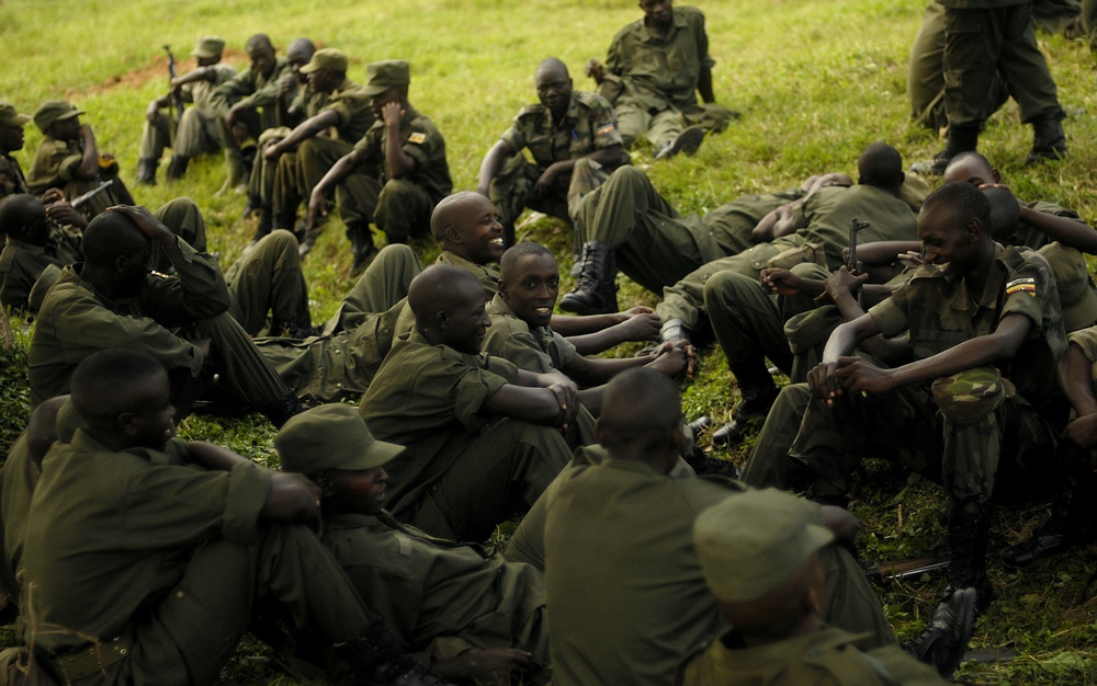 Uganda Army Soldiers Training