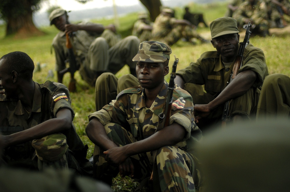 Uganda Army Soldiers Training