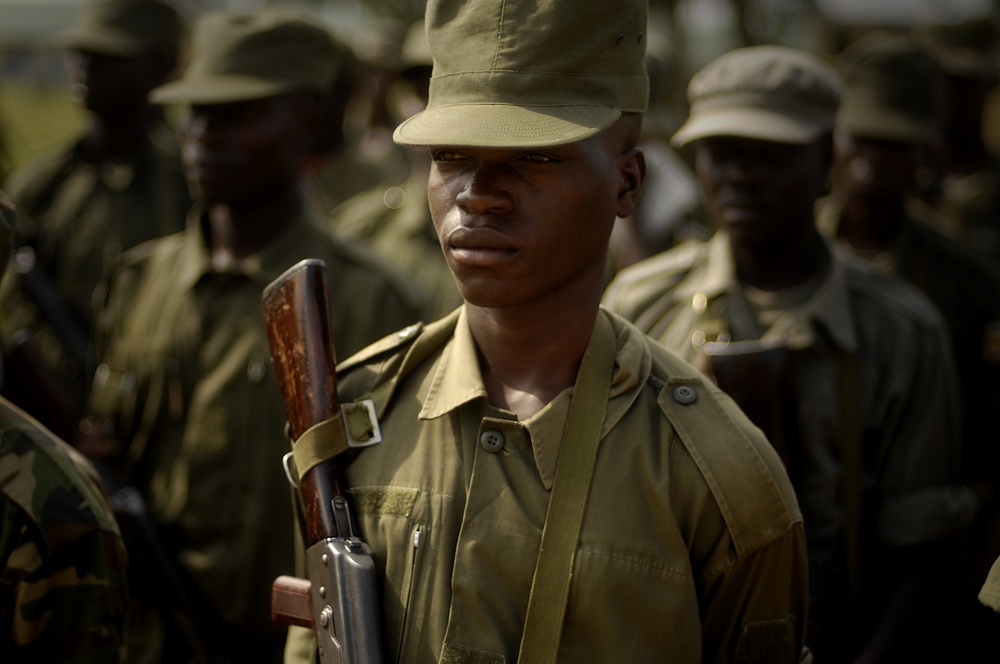 Uganda Army Soldiers Training