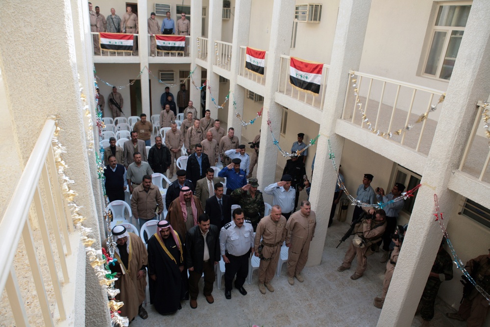 Iraqi Police Station Opens