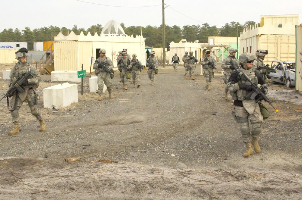 191st Military Police Company Trains