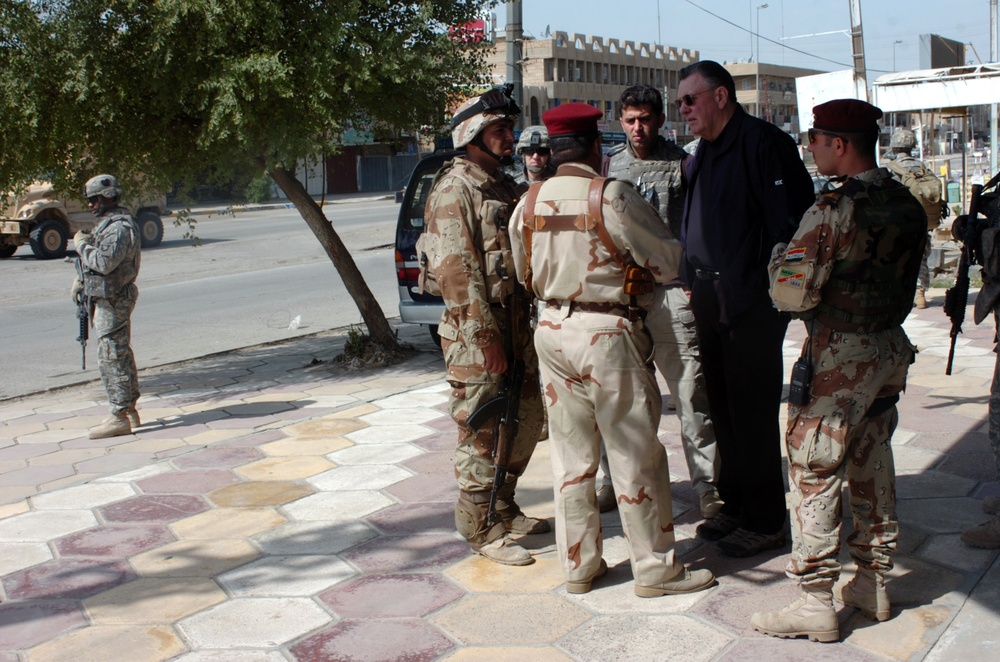 Retired general tours Strike battle space