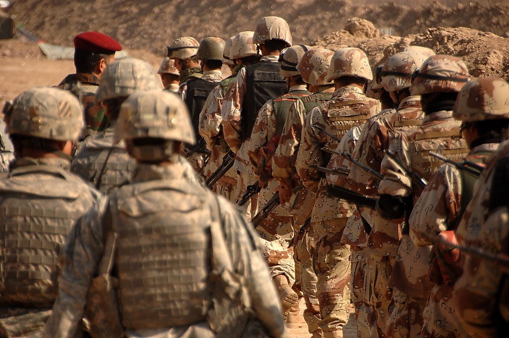 MiTT Training with Iraqi Army