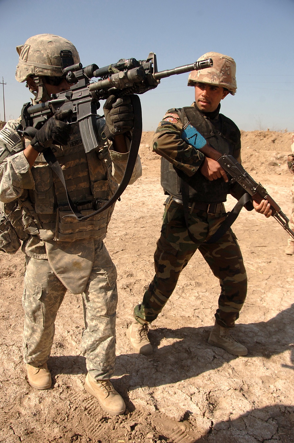 MiTT Training with Iraqi Army