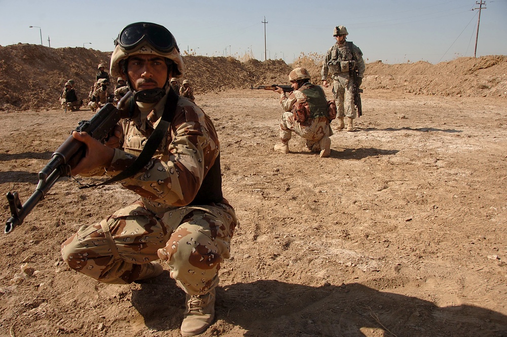 MiTT Training with Iraqi Army