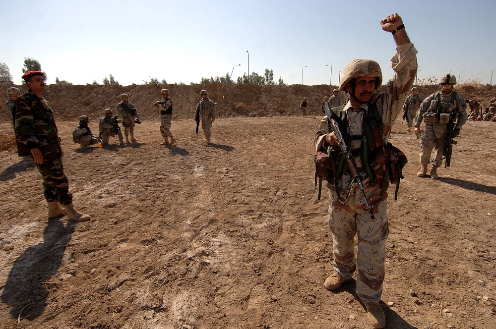 MiTT Training with Iraqi Army