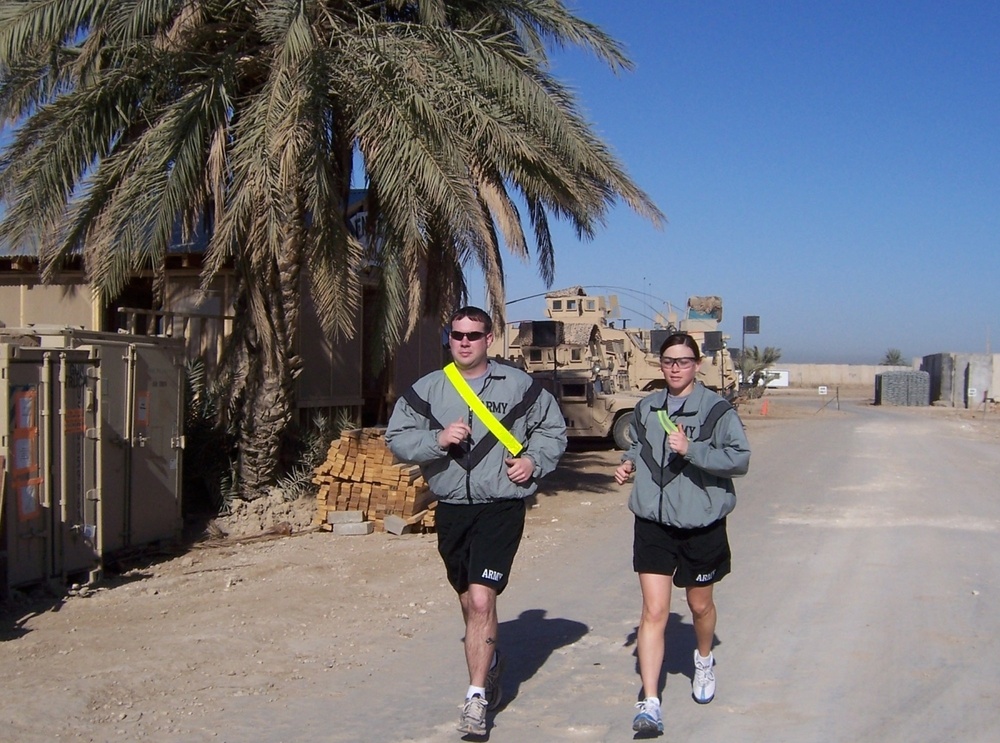 703rd Soldiers Strive to Run 703 Miles