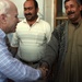 Senator John McCain Steps on Deck, Surveys Progress