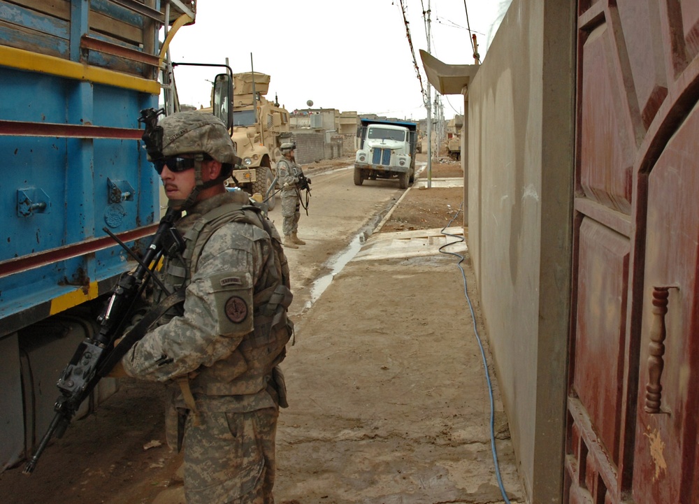 Heavy Company, 3d ACR, patrols west Mosul