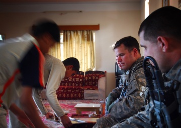 All in a Day's Work: Soldiers Meet With Sheiks, Chase Insurgents