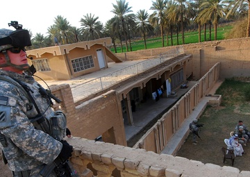 All in a Day's Work: Soldiers Meet With Sheiks, Chase Insurgents