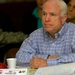 Senator John McCain visits troops in Mosul