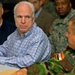 Senator John McCain visits troops in Mosul