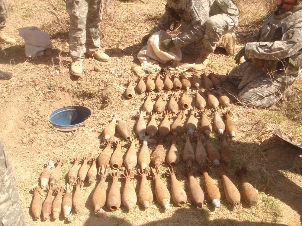 Local resident leads coalition forces to weapons caches