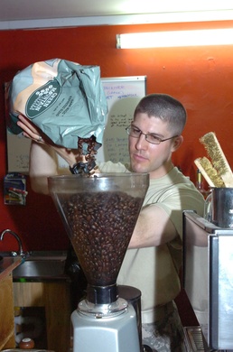 STB, 1st Sus. Bde. chaplain takes reigns of coffee