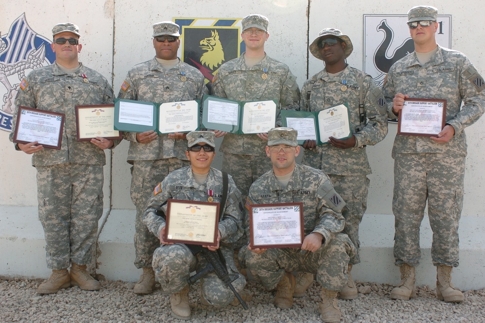 Soldiers recognized for contributions