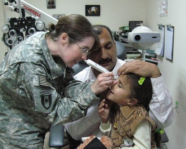 Coalition forces link NGO, child needing surgery