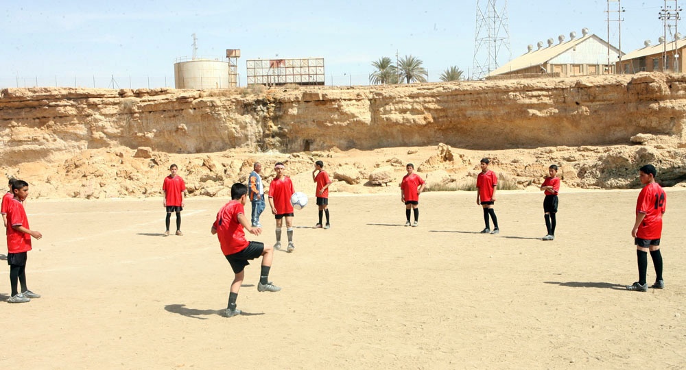 Haqlaniyah Children Score Big With New Soccer Field