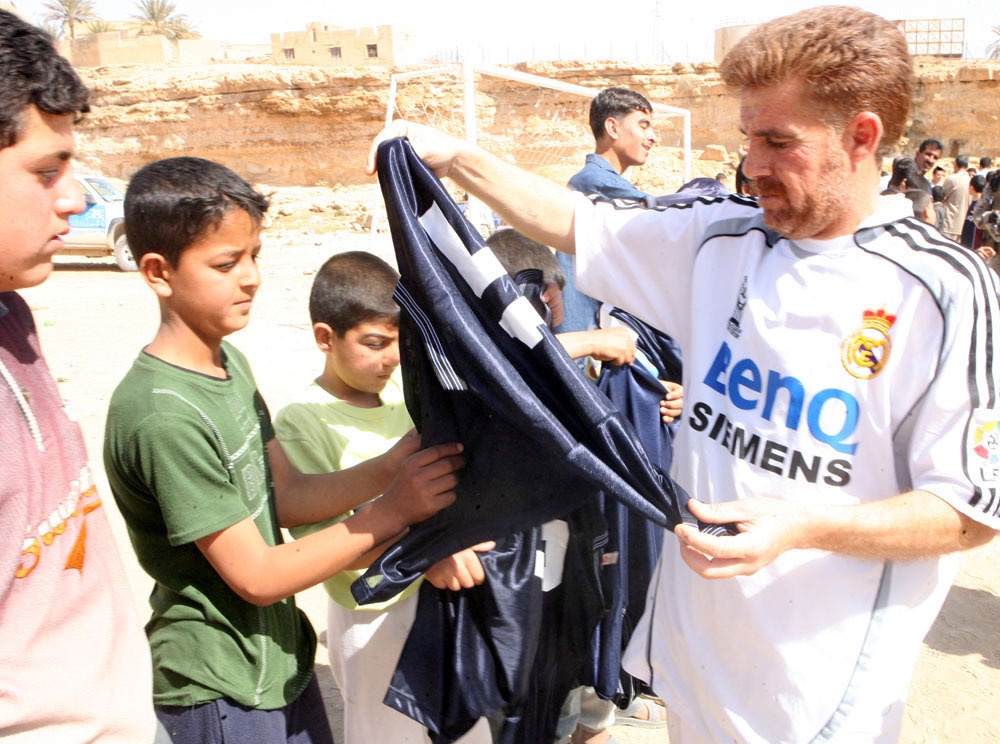 Haqlaniyah children score big with new soccer field