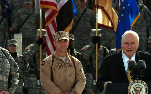 Vice President Visits Balad AB/LSA Anaconda