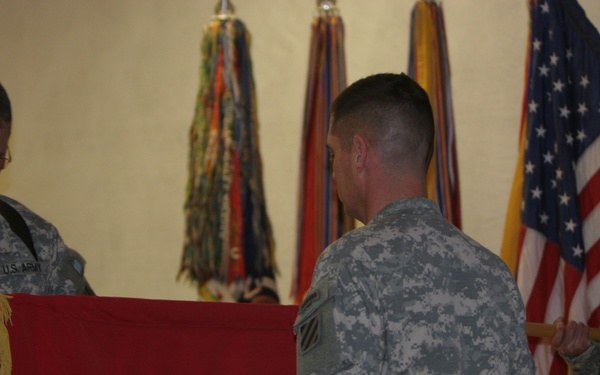 1st BCT cases colors, bids farewell to Ramadi