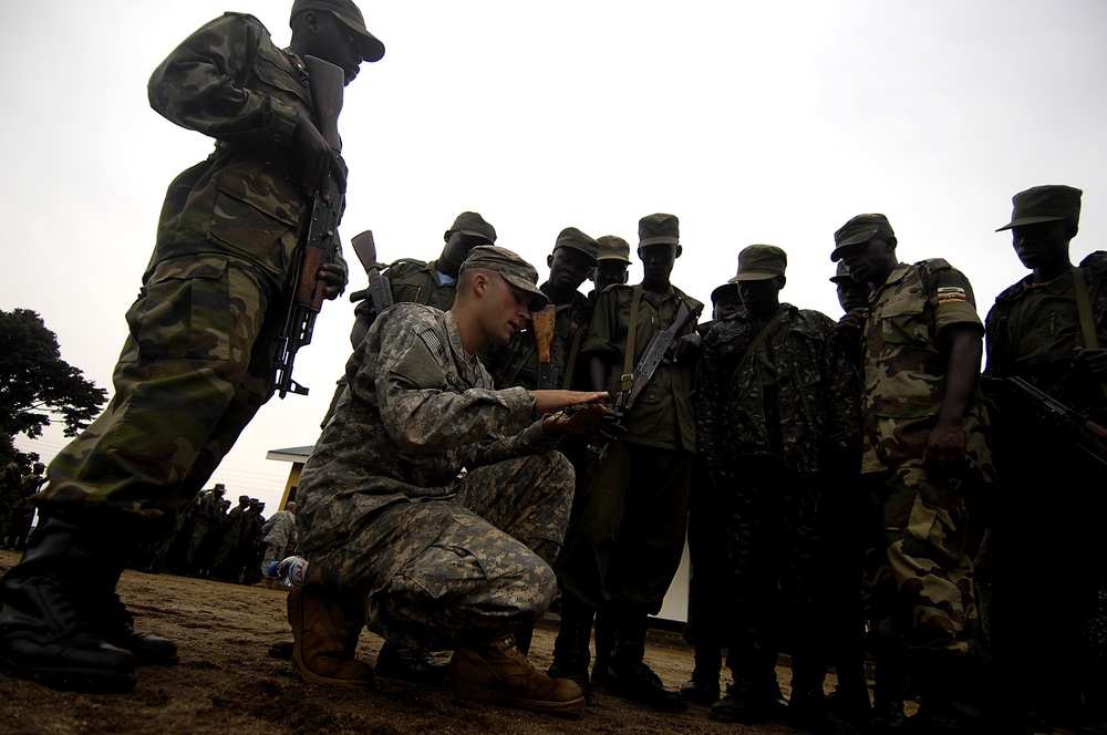 Ugandan Army Land Navigation Course