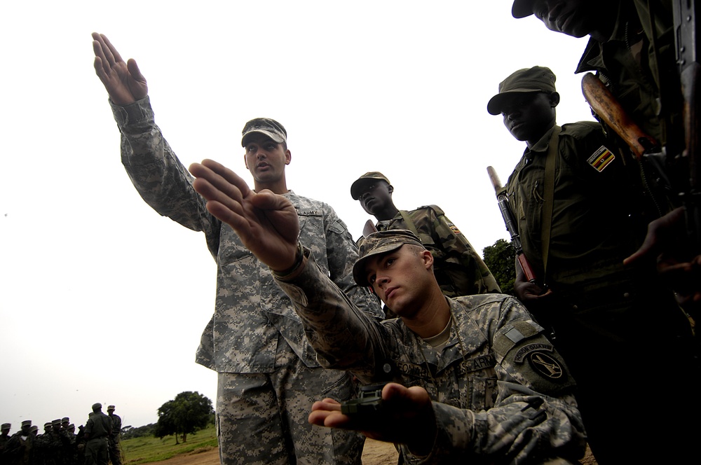 Ugandan Army Land Navigation Course