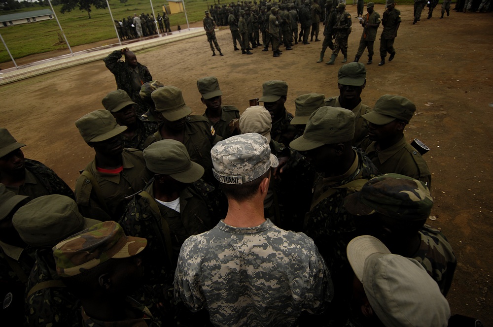 Ugandan Army Land Navigation Course