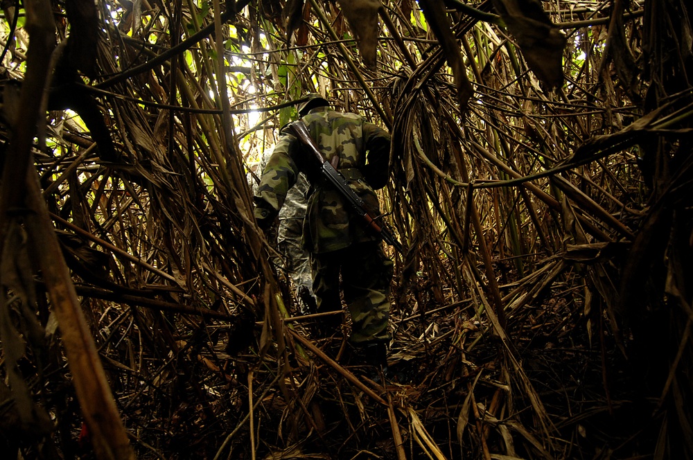 Ugandan Army Land Navigation Course