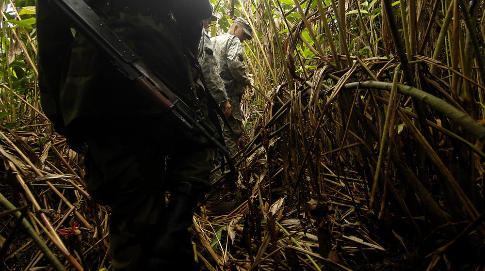 Ugandan Army Land Navigation Course