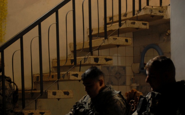 Soldiers Clear Weapon Cashes