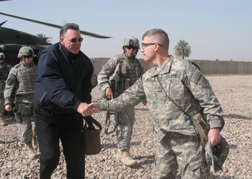 Retired general walks Salman Pak