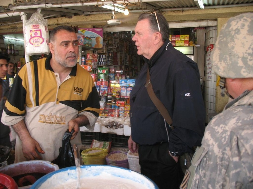 Retired general walks Salman Pak