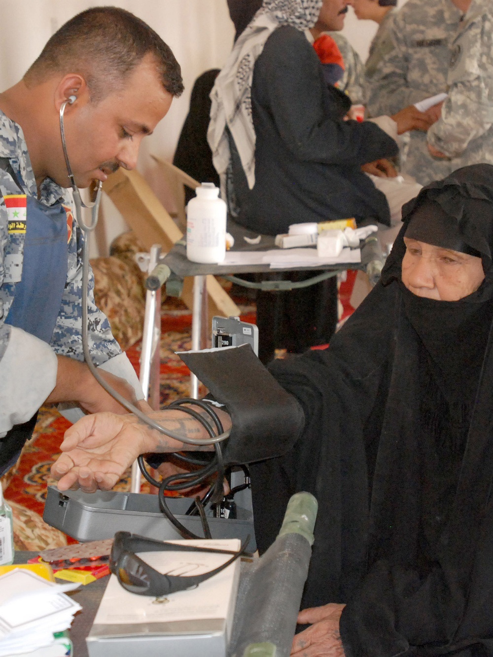 IA, NP, Strykers provide medical care in Agur Quf