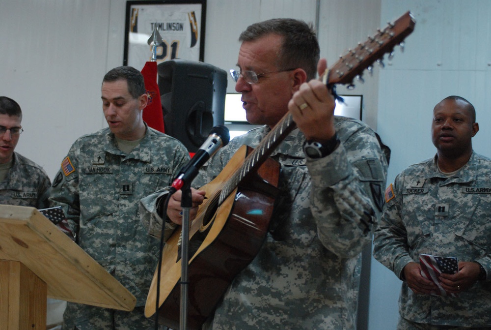 Soldiers take time out to seek God