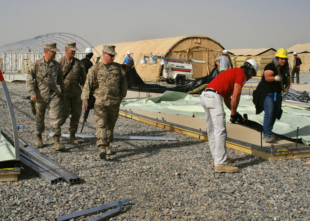 The Air Force makes the Marines right at home