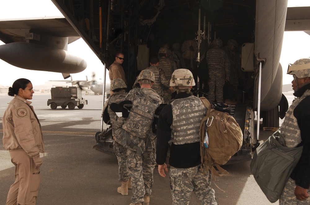 737th EAS Transporting Coaliition Forces